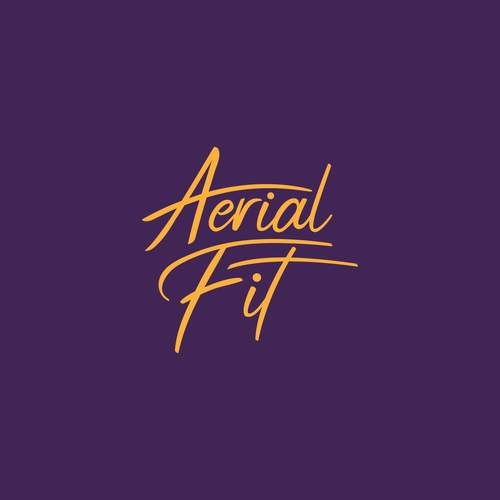 "Aerial Fit" Logo for our new aerial sports shop Design by -anggur-