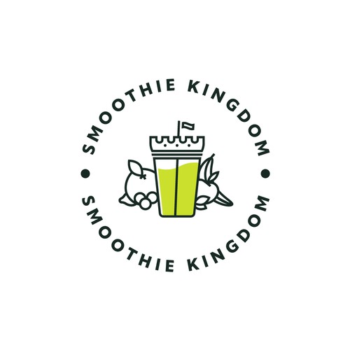 Logo for New Restaurant: Smoothie Kingdom Diseño de JonPo