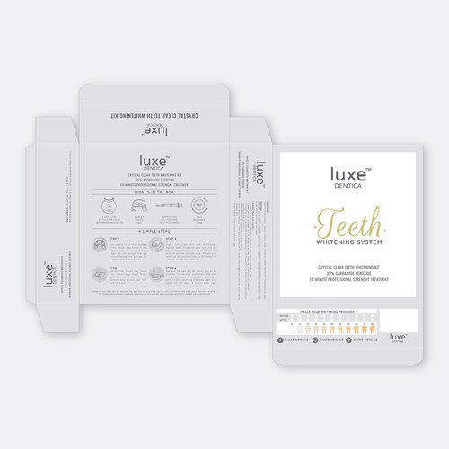 Teeth whitening packaging Design by emmafoo