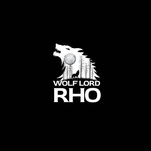 Iconic Wolf Lord Rho Logo Design Needed Réalisé par HourGla55