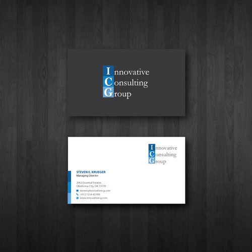 Design di ICG Business Cards di Head Office