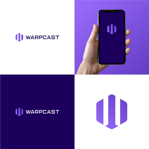 Design Warpcast logo por RAPUNZEL27