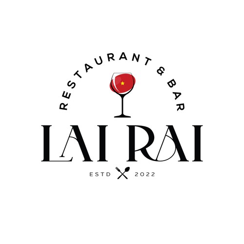 Design an approachable logo for a Vietnamese American fusion restaurant and bar - Lai Rai Design by Ruve