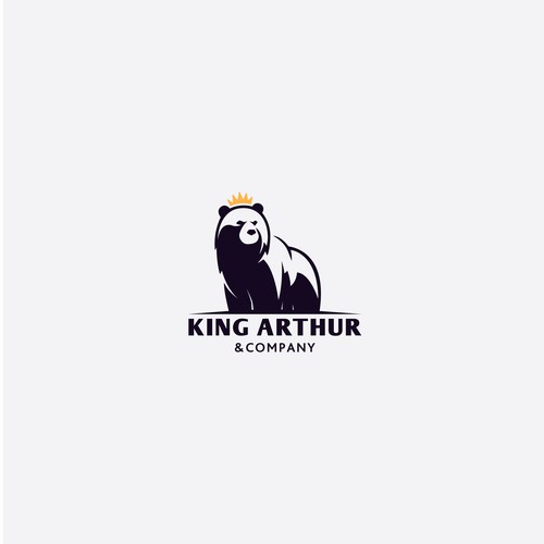 Need an iconic bear logo for King Arthur & Company. Design by axan