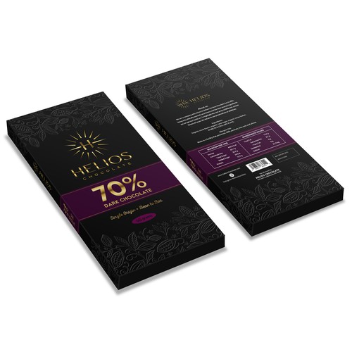Design di Design chocolate bar packaging for a Premium bean to bar Chocolate business di RMCAD