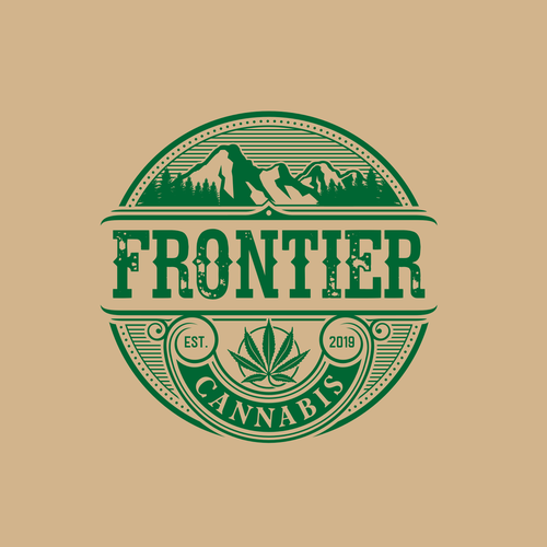 Design a West Coast Cannabis Retail Store Logo called Frontier Design by guinandra