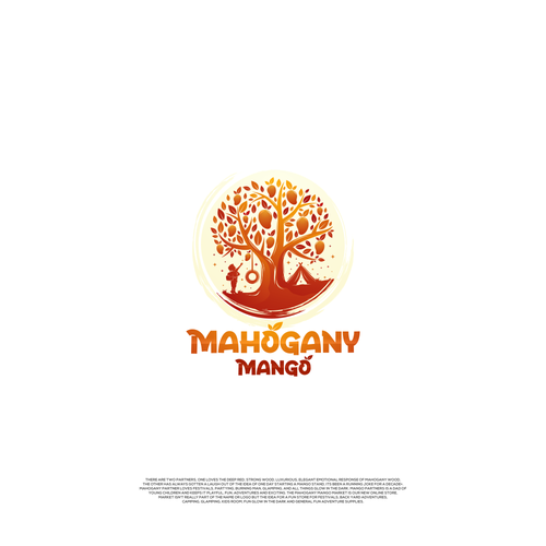 Mahogany Mango, Glow in the Dark Supplies, Festival, Glamping/Camping and Kids Room Fun Market Design by Enigma Graphic™