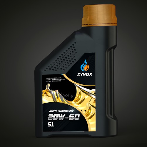 auto lubricant label design | strong , modern and powerful Design by Joe Ladislaus