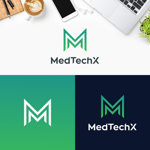 MedTechX logo design Design by SOUFIAN⚡