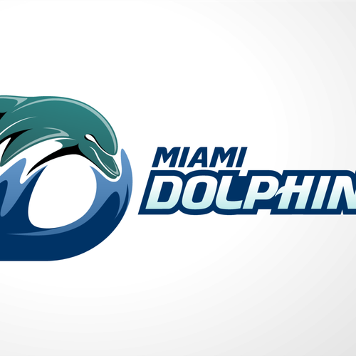99designs community contest: Help the Miami Dolphins NFL team re-design its logo! Design by piraku