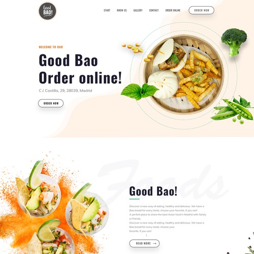 Web page design contest entry by FuturisticBug