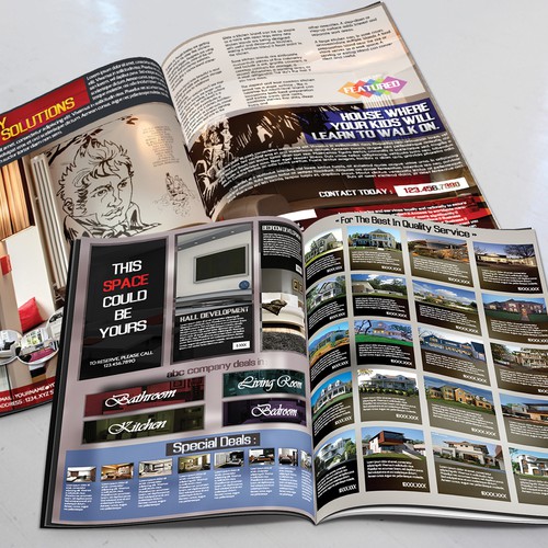 Eye Catching Advertising Magazine Layout needed for the Home Build Industry Design by iamGrv