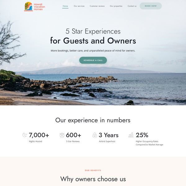 Hawaii Property Management Website