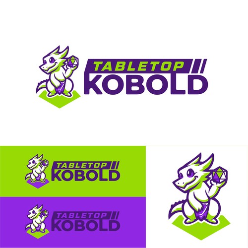 Bring Tabletop Kobold to Life with a Fun, Memorable Logo and Branding Design by Gunsganesh