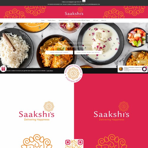 #NextUnicorn Brand the Next HelloFresh and Gousto! Indian Everyday meals! Design by DesinNIK