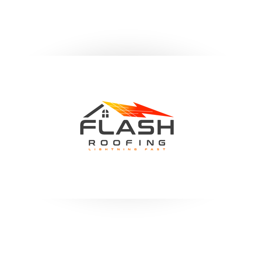 Compete to create a logo for Flash Roofing! Design by Rexboi