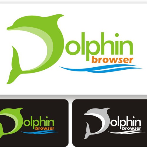 New logo for Dolphin Browser Design by di_dot86