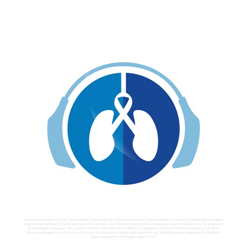 Logo Design for a Lung Cancer Podcast Focused on Real Conversations and Hope Design by designXd_pro