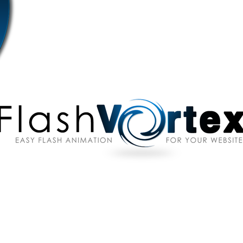 FlashVortex.com logo デザイン by rapsodia