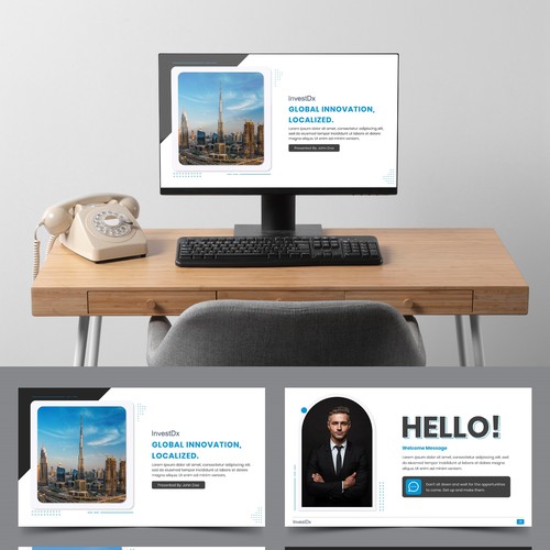 Bold presentation for investment company Design by Chachan234