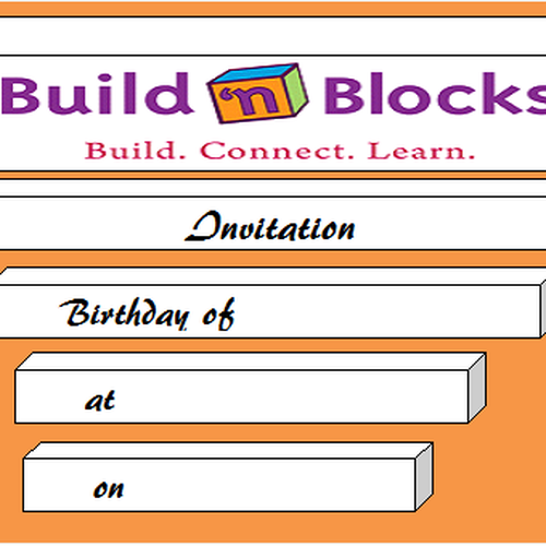Build n' Blocks needs a new stationery デザイン by dacu