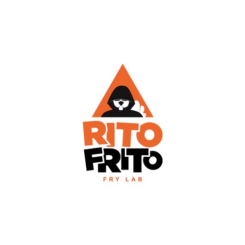 Fried Chicken Restaurant Logo RITO FRITO Design by CU4TRO ™