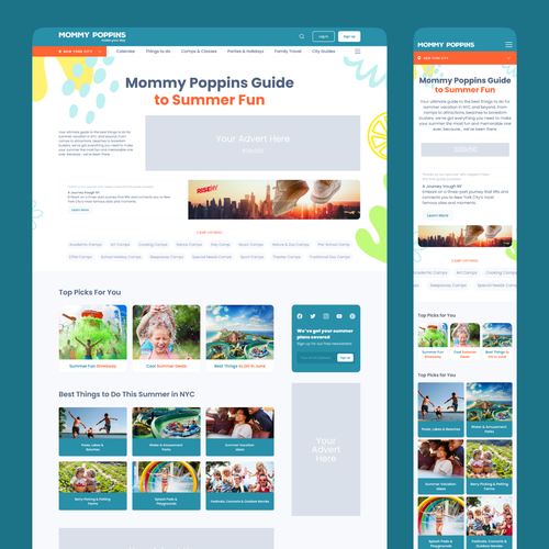 Guide Page for Leading Travel and Culture Website Design by Ivan Fresh