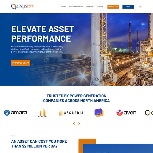 Engaging B2B Website Upgrade for AssetSense Design by YaseenArt