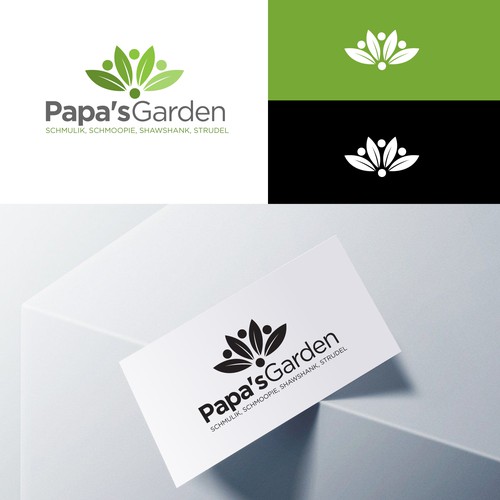 Fun garden logo for our kids to honor grandpa Design by Web Hub Solution