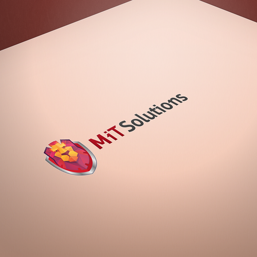 "Create a NEW and refreshing logo for our Cyber Security Company!" ganador Tarjetas