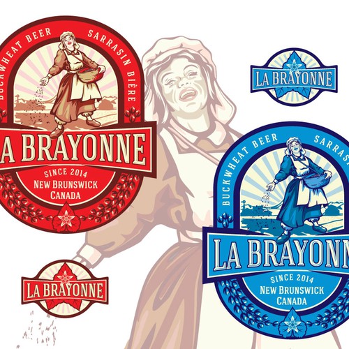 La Brayonne beer tag Ontwerp door Freshinnet