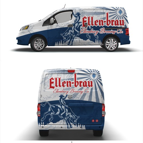 Design a vehicle wrap for a brewery Design by dnite