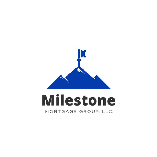 Milestone Mortgage Logo Design by WijiLim