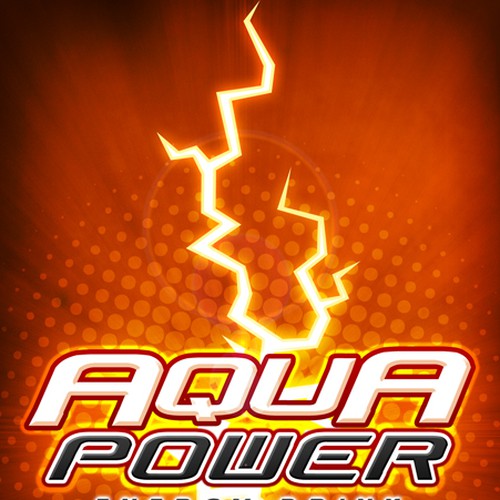 AQUAPOWER ENERGY DRINKS Design by mainero