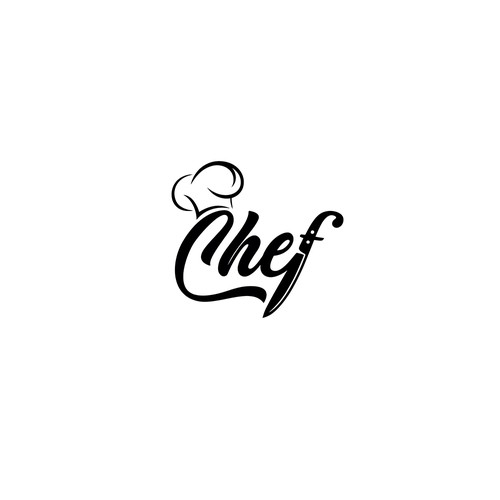"CHEF": Food & Cooking Social Media Logo Design by **Anne Pavesi**