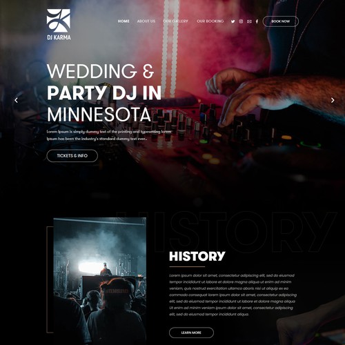 dj karma - playing good music since 2007 Design by Digitechtic