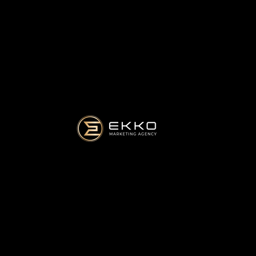 SIMPLE LOGO - ekko Letters then dm after Design by Graphic Archer