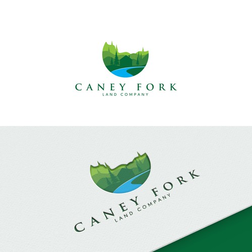 Logo for Land Development Company That Will Attract People Who Love Nature Design by D E S P O T I C