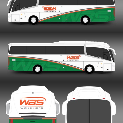 Charter Bus Graphics Incorporating Company Logo Competition Design réalisé par Kiky Rizki