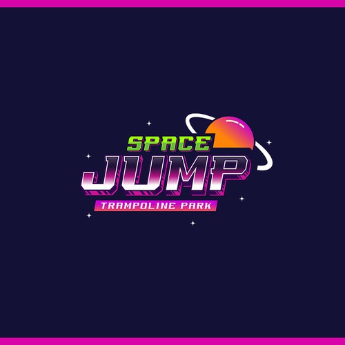 Space Jump Trampoline Park - Logo Design For Space Themed Adventure Park Réalisé par Trzy ♛