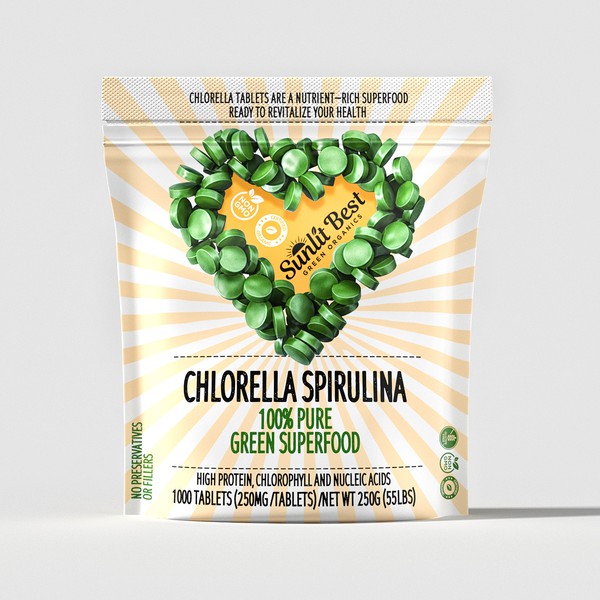 Design by Meln titled "Organic Superfood brand"