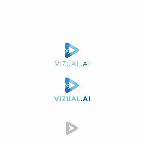 Vizual.AI Logo Design Ontwerp door idgn16