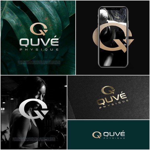 "Luxury Athleisure Brand Identity – Gym to Streetwear (QV / QUVÉ)" winning Logo & social media pack