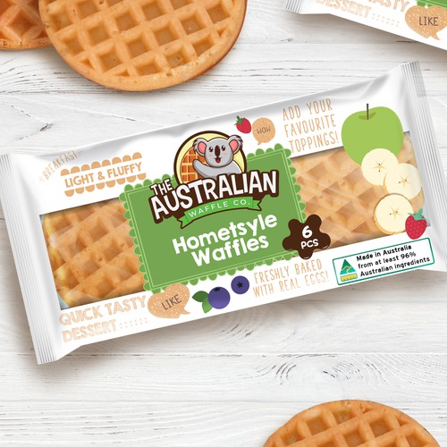 Waffle Packet Design Design by Holiday26