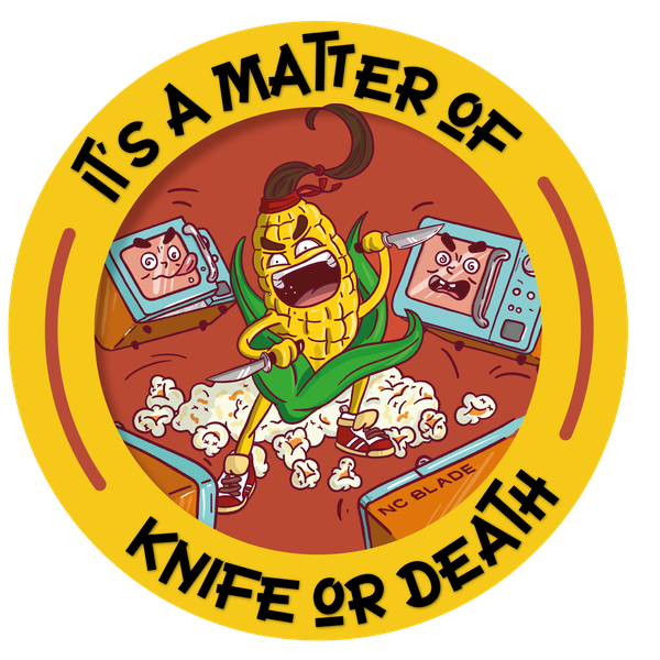 Crazy illustration for sticker