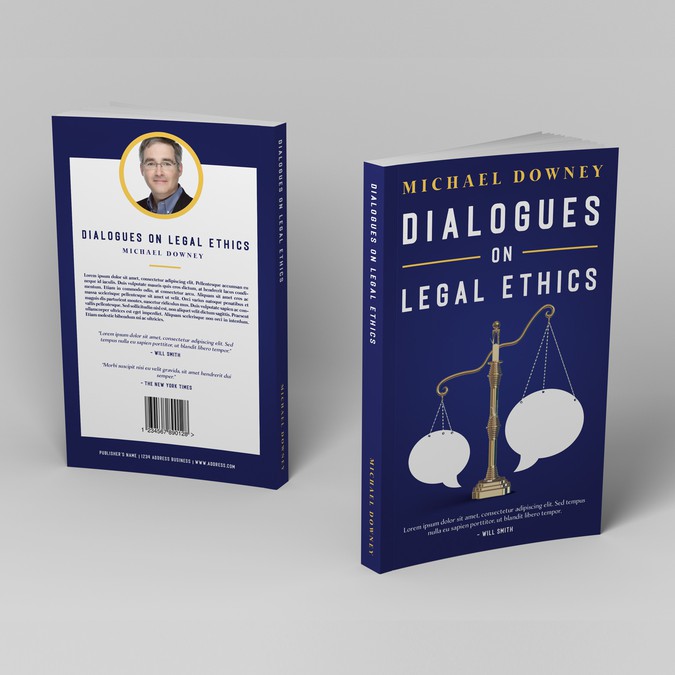 Book cover for "Dialogues on Legal Ethics" Book cover contest