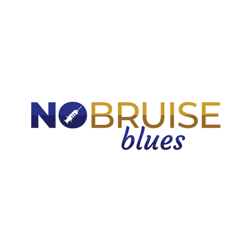 No Bruise Blues - Logo for product packaging for a Bruise and Swelling Product Design by LogoCraftPro