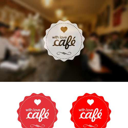 Logo for With Love Café Design by Angga Panji™