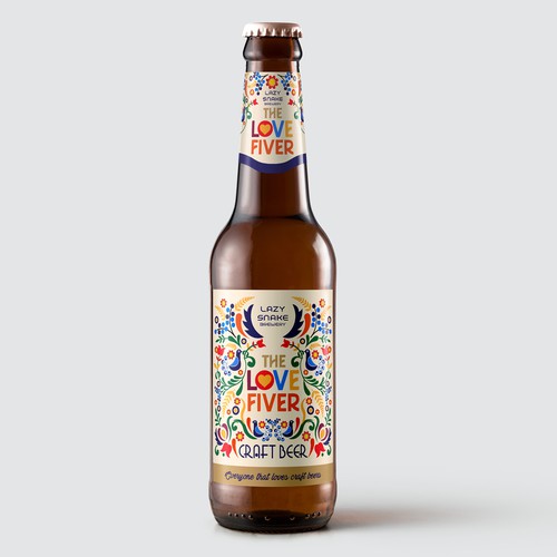 Beer **bottle** label Design by Nirmana92