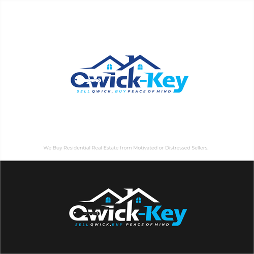 Create a cool character to represent the brand, Qwick-Key-ontwerp door odraude_me™